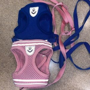 His and hers, cat or small dog vest with leash